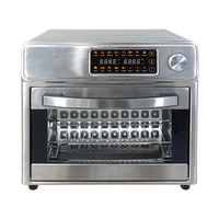 Link-Grand four à convection à écran LED numérique avec rôtissoire et déshydrateur Friteuse à air Four grille-pain