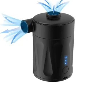 Pompa udara Inflator Mini portabel, daya baterai dapat diisi ulang 4000mAh untuk bantalan tidur kasur udara mengambang kolam