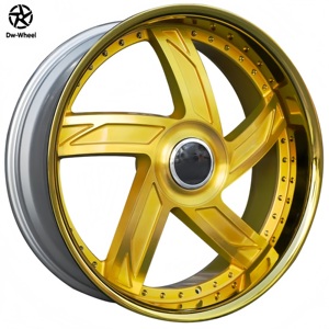 Jantes en aluminium forgé DW 24 26 pouces 5x120 5x127 à déport profond et lèvre polie effet <span class=keywords><strong>miroir</strong></span> pour Mercedes-Benz Classe S W223 - Product Image 5