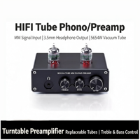 Préamplificateur Phono à Tubes Hi-Fi Box X4, Prétube MM, Amplificateur de Platine RIAA Stéréo Haute Fidélité