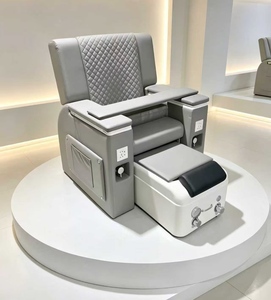 Fauteuil multifonctionnel pour manucure, pédicure, soins des cils et esthétique, avec fonction bain de pieds et massage du dos - Product Image 3