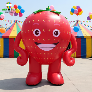 Fruits <span class=keywords><strong>et</strong></span> légumes gonflables géants Airfun, fraise/citron/ananas gonflables, fruits <span class=keywords><strong>et</strong></span> légumes gonflables - Product Image 1