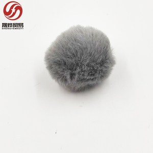 Bóng đồ chơi thú nhồi bông tương tác bán buôn, nhiều màu sắc, mềm mại, lông xù cho mèo và chó, chất liệu thú cưng, sử dụng trong nhà, đồ chơi pompom - Product Image 5