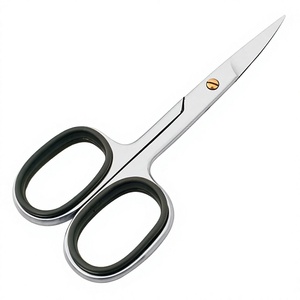 Nail <b>Scissors</b> Stainless Steel Sharp Straight Blade Stainless Steel Handle Durable Manicure Tool Cuticle <b>Left</b>-<b>Handed</b> Customized - Product Image 2
