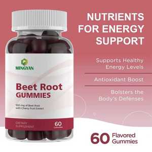 Gummies de Betterave Rouge Bio 100% Pures en Gros OEM - Product Image 2
