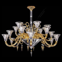 Lustre en cristal moderne Mille Nuits de France, grand luminaire suspendu pour hôtels, restaurants, villas, halls d'entrée, escaliers