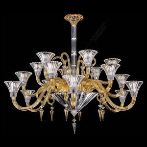 <span class=keywords><strong>Lustre</strong></span> en cristal moderne Mille Nuits de France, grand luminaire suspendu pour hôtels, restaurants, villas, halls d'entrée, escaliers - Product Image 2