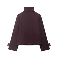 SHENZHU 2026 Nouvelle Veste Décontractée Printemps Femme à Col Montant et Boutons, Polyvalente et Tendance, Manches Longues 6318293