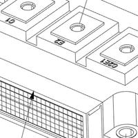 Módulo Tiristor SCR CM400DY-24A, Electrónica de Potencia, Control de CA 24A, Control de Fase, Electrónica de Potencia Industrial SC