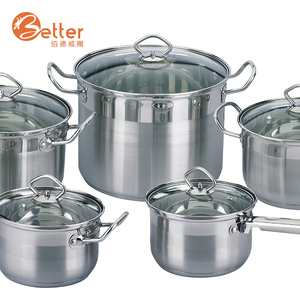 Meilleure Vente 8 Pièces En Acier Inoxydable Allemand de Cuisine Pot avec Poignée En Fonte - Product Image 3