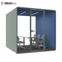 Cabine d'appel numérique de bureau, mobile, avec meuble, système acoustique