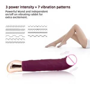 Vibrerende Dildo Waterdichte Mute Dildo Voor Vrouwen Vibrator Seksspeeltjes Realistische Dildo Vibrator Voor Mannelijke Vrouw - Product Image 3