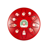 Tambour à langue en acier de 7 pouces, 11 notes, en acier au carbone, portable, cadeau de Noël pour enfants, adultes, débutants, vente en gros