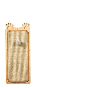Solid wood wall-mounted cat scratching <b>post</b>, cat toy, wooden scratching <b>post</b> for pet cats, cat ball toy. - Product Image 2