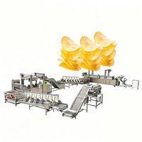 Productielijn voor het frituren en invriezen van aardappelchips, machine voor het maken van frieten, apparatuur voor het frituren van diepvriesfrieten