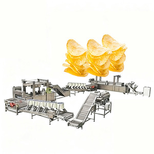 Ligne de production de frites et de chips de pommes de terre, machine à fabriquer des frites, équipement de friture pour frites surgelées - Product Image 1