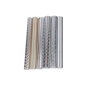 โลหะเงินด้วยตนเอง- กาวม้วนฟิล์มวาววับโลหะ<span class=keywords><strong>3d</strong></span>กระดาษติดต่อ - Product Image 1