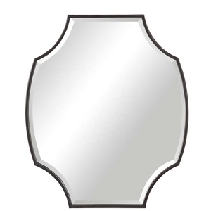 Nuevo diseño moderno Hotel de lujo baño 50 <span class=keywords><strong>60</strong></span> 70 80cm oro antiguo marco de Metal espejo de pared redondo - Product Image 4
