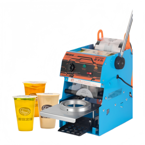 Semi-automatic Heat Sealer for Cup-packed <b>Millet</b> Porridge and Oatmeal Exclusive for Breakfast Shops, Efficient and Leak-proof - Product Image 2