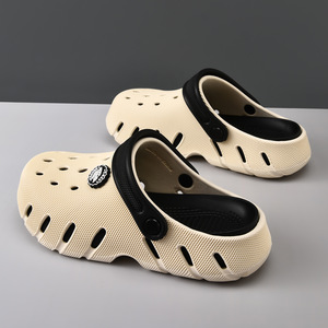 Guru Men's <b>Clogs</b> Breathable Thick Soled EVA Outsole Casual Summer Sandals Comfortable Fashion Slippers - Product Image 4