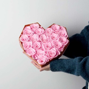 Caja de Regalo de <span class=keywords><strong>Rosas</strong></span> Preservadas al por Mayor, Flores de Verano, Hermosas <span class=keywords><strong>Rosas</strong></span> Coloridas para el Día de San Valentín - Product Image 4