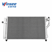 Condenseur de système de refroidissement YunChi pour Hyundai Accent 2006-2011 1.6L MT 97606-1E000 Condenseur de climatisation automobile
