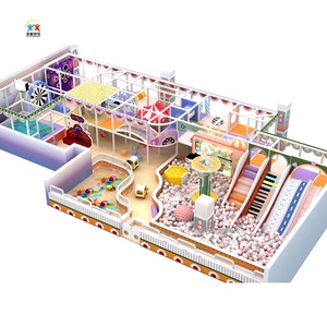 Nhà Hàng Thức Ăn Nhanh Trò Chơi Trong Nhà Khu Vực Chơi Mềm Trẻ Em Sân Chơi Trong Nhà Với Bóng Hố - Product Image 4