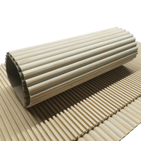 Panneau mural flexible en MDF à rainures, panneau mural ondulé, panneau mural 3D de style moderne pour la décoration intérieure