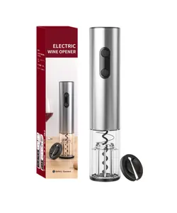 2024 New Design Stainless Steel Body Case Automatic Electric Wine Opener With Operating Indicator