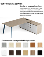 Bureau d'ordinateur moderne réglable, bureau à domicile, table d'étude et d'écriture, poste de travail ergonomique avec structure métallique robuste