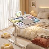 Table de lit pliable et réglable, table d'étude ergonomique pour la chambre à coucher et le dortoir