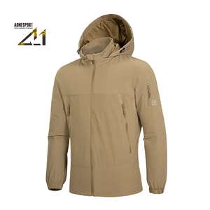 Chaqueta Cortavientos de Nailon para Hombre, Color Personalizado, Impermeable, Ligera, Estilo Urbano, para Uso Diario al Aire Libre - Product Image 1