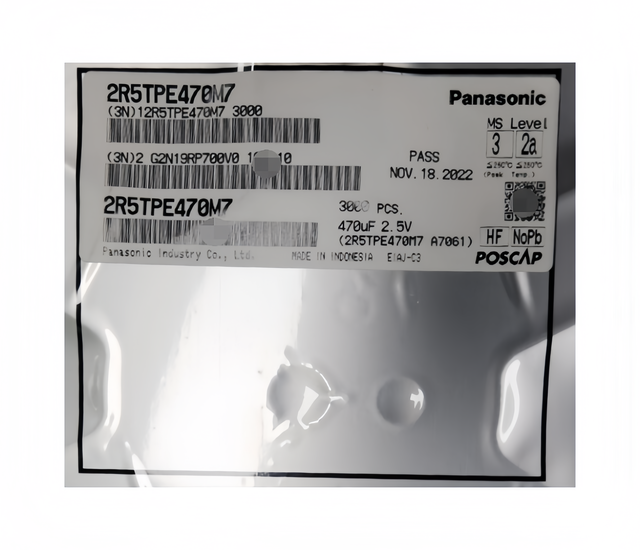 2R5TPE470M7 Tantalum Capacitors Professional Multifunctional with High Quality Polymer Capacitors Electronic Components