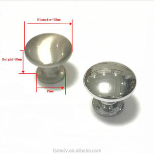 Hoogwaardige zinklegering ronde knoppen 29mm voor commode kledingkast keukenkast Zamak meubelknop - Product Image 6