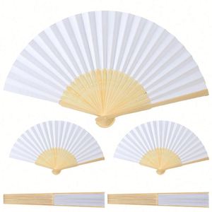 Custom <b>Portable</b> Hand Foldable Bamboo Fan Women Low Moq Folk Art Style Carved Design for Party Business Gifts - Product Image 2
