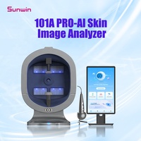 Máquina Analizadora de Piel 3D con IA, Escáner Facial con Detección de Humedad, Grasa, Capa UV, Tono de Piel, Opacidad y Tipo de Piel