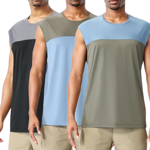Men's Vest for Bodybuilding Stonewashed Knitted Fitness Sports Muscle Clothing for Workout - Product Image 3