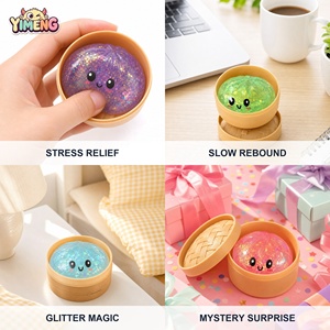 Juguetes Antiestrés de Rebote Lento Personalizados 2026, Nuevos Baozi de TPR de <span class=keywords><strong>5</strong></span>.5cm, Tipo Dumpling Squishy, 24 Piezas en Caja de Colores Aleatorios - Product Image 4