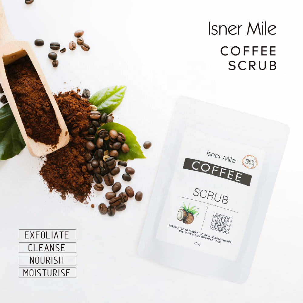 Organic Coffee Body Scrub Dead Sea Sale Coconut Scrub OEM Private label