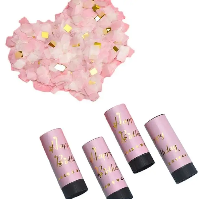 Confetti Wands Colorful Confetti Shoot Poppers Tissue Paper Confetti Sticks for Wedding Celebrations, Anniversary, Birthday Part