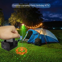 Lumière de scène intérieure IP65, petite, intelligente, colorée, pour la maison, KTV, ambiance, télécommande, rechargeable, à intensité variable, laser