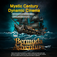 Machine de jeu d'aventure maritime 10D à vision directe pour aire de jeux intérieure commerciale, fabriquée en usine