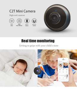 C8T Mini kablosuz 1080p HD güvenlik kamerası Wifi CCTV hareket algılama USB gözetim CMOS sensörü ile H.264 Video sıkıştırma - Product Image 5