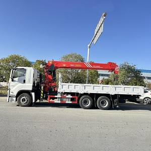 รถบรรทุก ISUZU GIGA 6x4 ดีเซล เกียร์ธรรมดา ติดตั้งเครนยกของ 12 ตัน ราคาดี มีจำหน่าย - Product Image 1