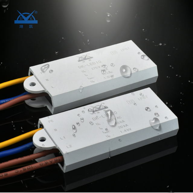 2026 China Supplier LED Surge Protector IP67 Waterproof LED Lightning Arrestor