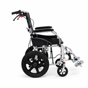<span class=keywords><strong>Silla</strong></span> <span class=keywords><strong>de</strong></span> <span class=keywords><strong>Ruedas</strong></span> Plegable <span class=keywords><strong>de</strong></span> Aluminio QHC Modelo 863NLAJ para Personas con Discapacidad, <span class=keywords><strong>Ruedas</strong></span> <span class=keywords><strong>de</strong></span> PU <span class=keywords><strong>de</strong></span> 16 Pulgadas, Neumáticos Delanteros <span class=keywords><strong>de</strong></span> PVC <span class=keywords><strong>de</strong></span> 6 Pulgadas, Brazos Fijos - Product Image 4