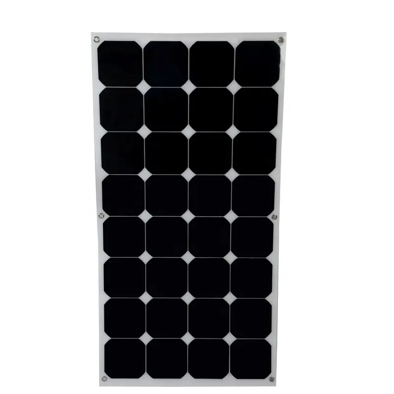 Producto de fábrica Panel fotovoltaico Alta eficiencia Sunpower OEM Sunpower 100W 110W Panel solar en stock