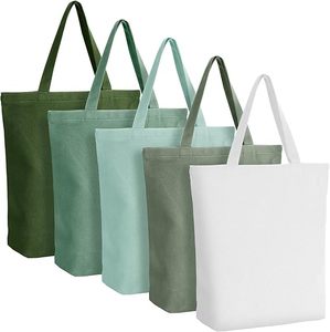 Custom Size Reginary Reusable Canvas Grocery Shopping Bulk Plain <b>Book</b> <b>Tote</b> Bags With Zipper and Handle - Product Image 1