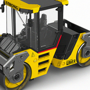 Huina 1724 1:50 escala coche juguetes <span class=keywords><strong>asfalto</strong></span> ingeniería vehículo camión modelo Aleación de Zinc Diecasting Mini Metal Diecast Road Roller 1/50 - Product Image 4