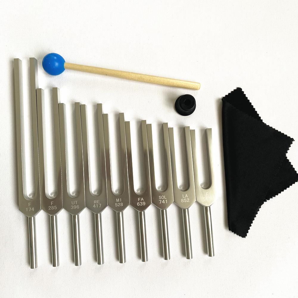 Solfeggio Frequency Tuning Fork Set - Chakra Healing Meditation